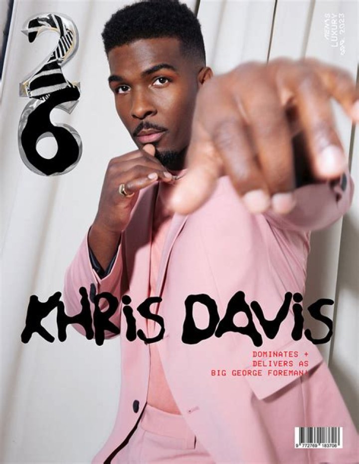 Actor Khris Davis as Big George Foreman Actor Khris Davis as Big George Foreman
