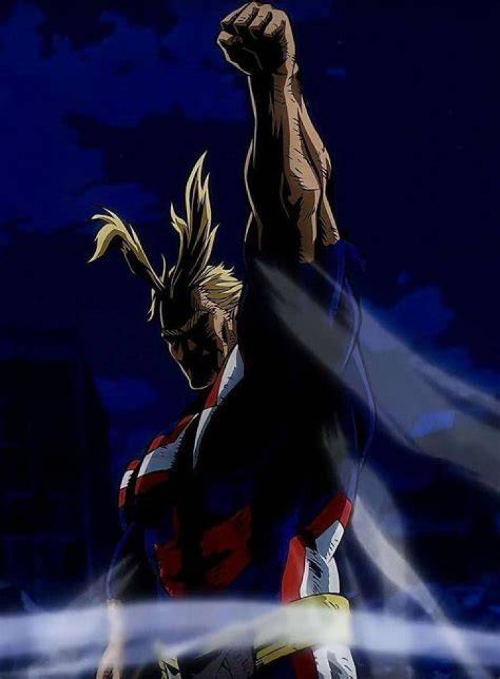 Almight battling with All for One