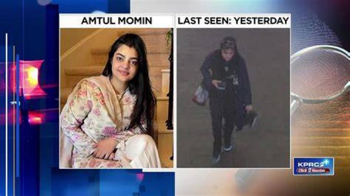 Amtul Momin Last seen