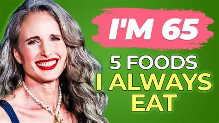 Andie MacDowell Diet Plan
