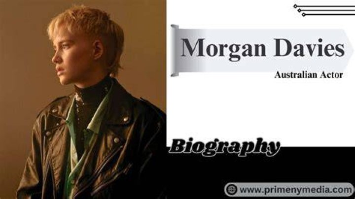 Australian actor Morgan Davies