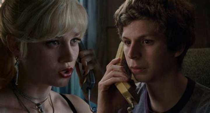 Brie Larson and Michael Cera in scott pilgrim