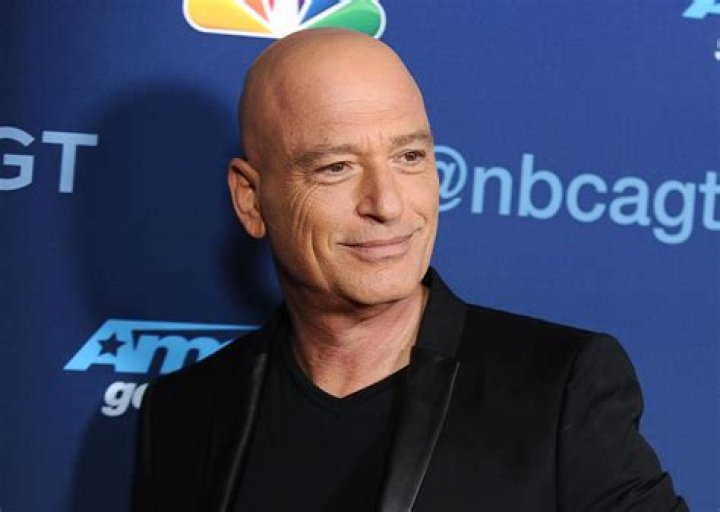Howie Mandel (r) with a contestant during America's Got Talent auditions