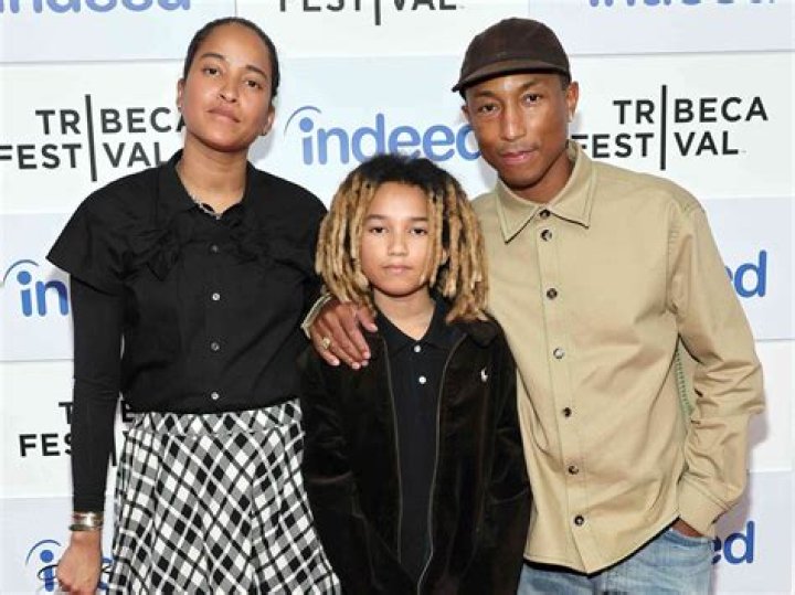 Malcolm Mays with Pharrell Williams