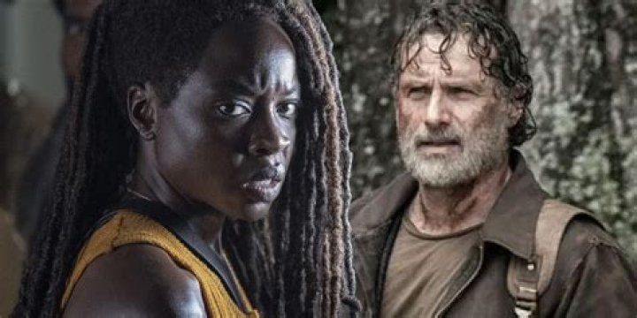 rick and michonne the walking dead 