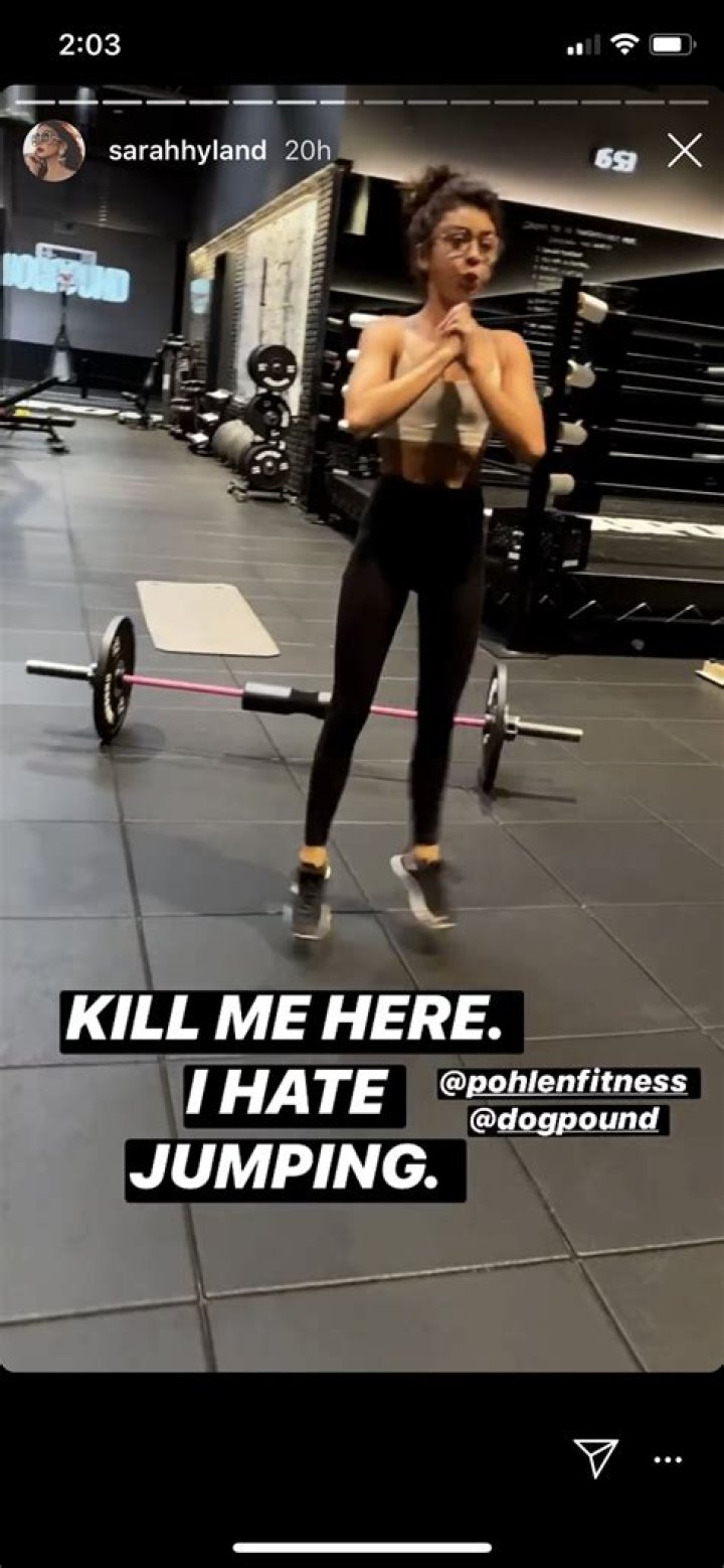 Sarah Hyland Workout Routine