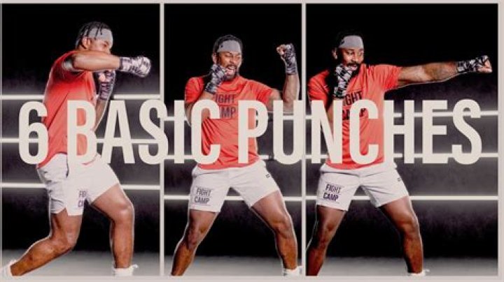 Shinya practicing punches on a heavy bag