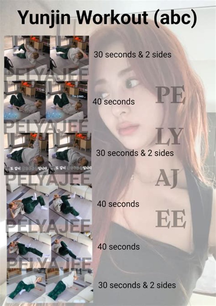 Yunjin Kim Workout Routine